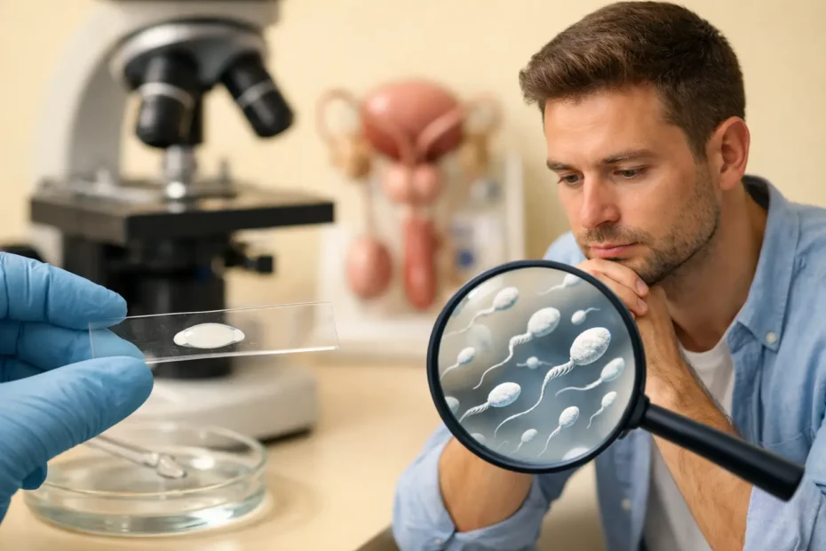 Espermograma para fertilidade masculina explicado