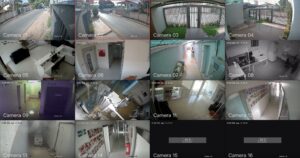 Sistema de monitoramento com 12 câmeras da Fértil Reprodução Humana, incluindo a área do gerador