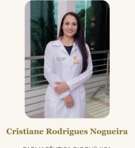 Cristiane Rodrigues Nogueira, farmacêutica bioquímica da Fértil Reprodução Humana