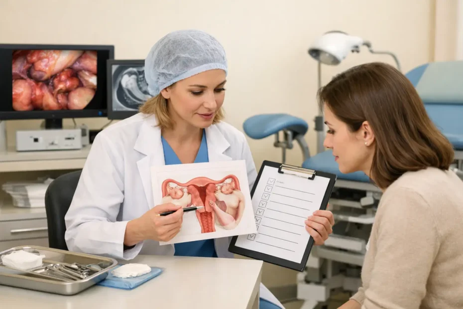 Guia de cirurgia para endometriose com segurança
