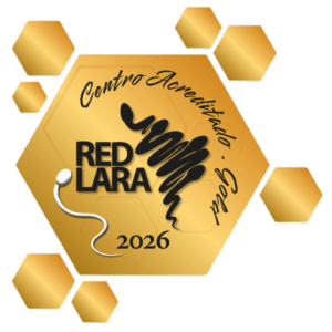 Selo Centro Acreditado Gold REDLARA 2026