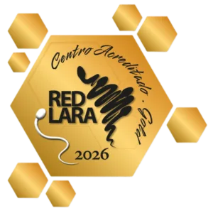 Selo REDLARA Gold 2026 - acreditação da Fértil para FIV de pacientes de Unaí