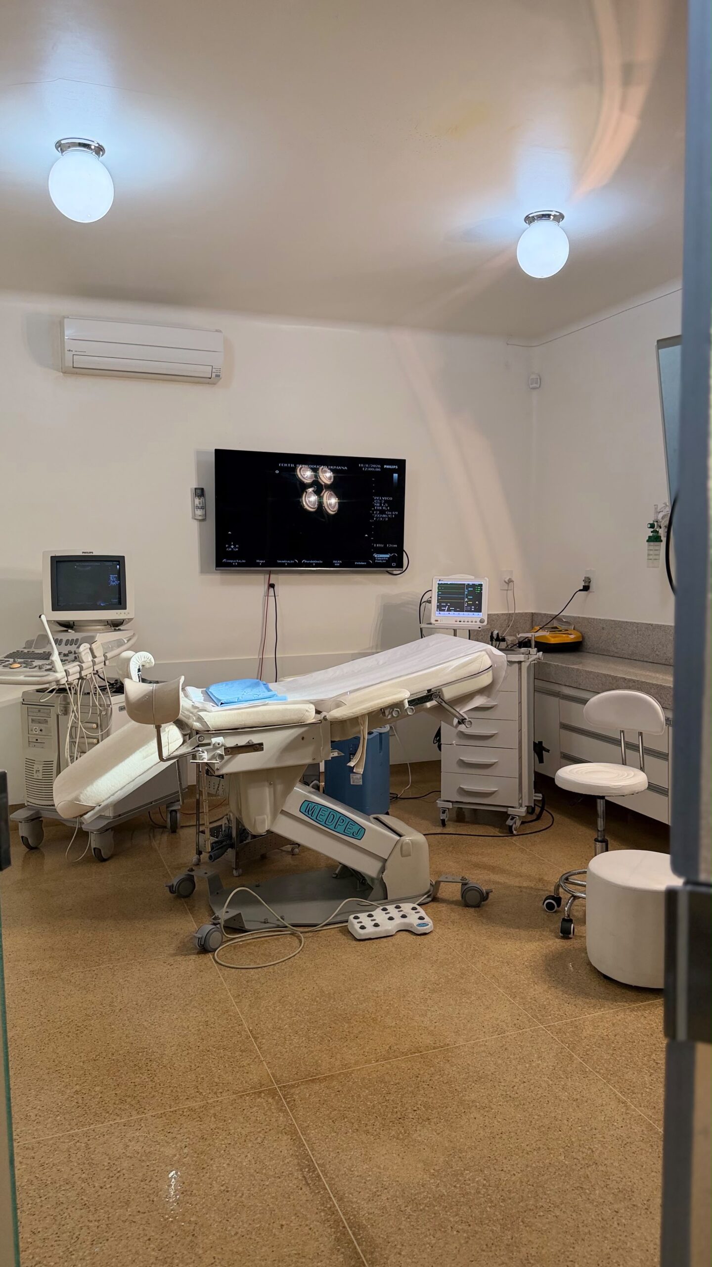 Sala cirúrgica da Fértil Reprodução Humana