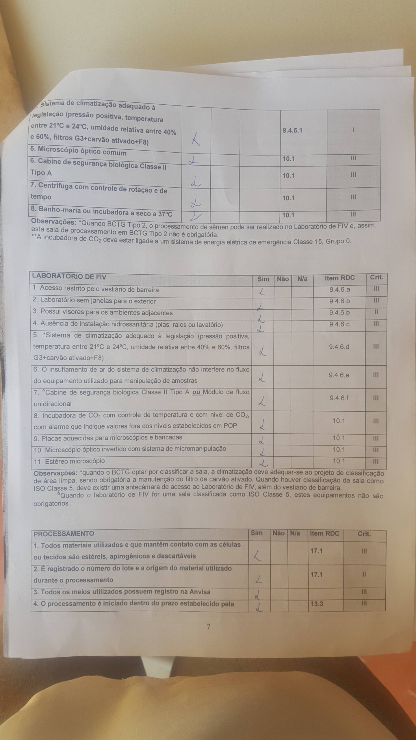 Laboratório de reprodução assistida da Fértil durante procedimentos de FIV e ICSI