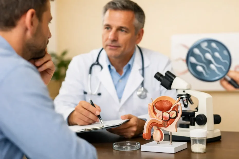 O que causa azoospermia masculina e como investigar