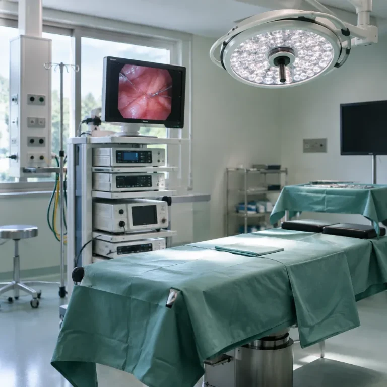 Sala cirúrgica moderna para cirurgia minimamente invasiva – Tratamentos Cirúrgicos