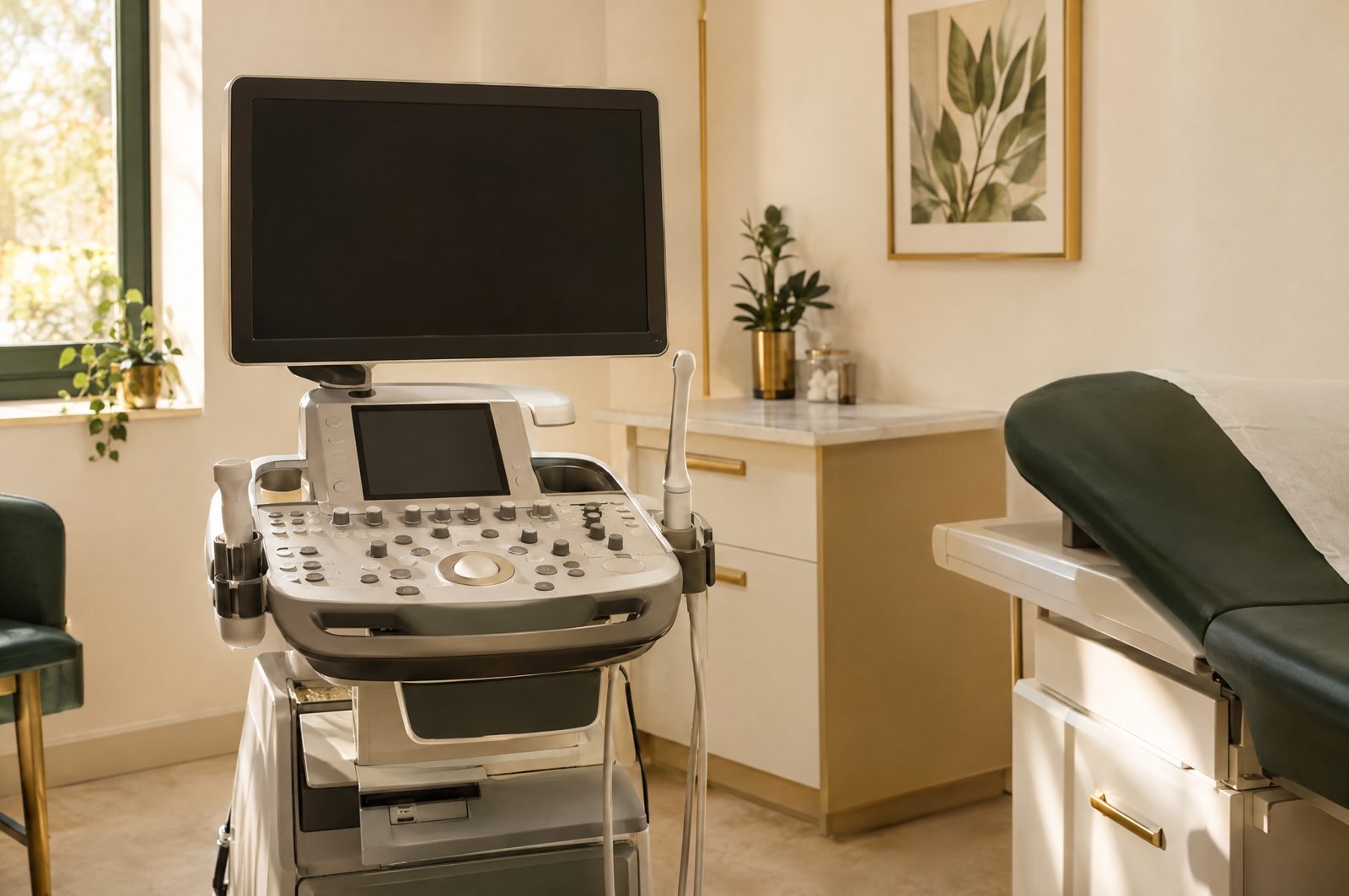 Ultrassom transvaginal usado no monitoramento da inseminação artificial